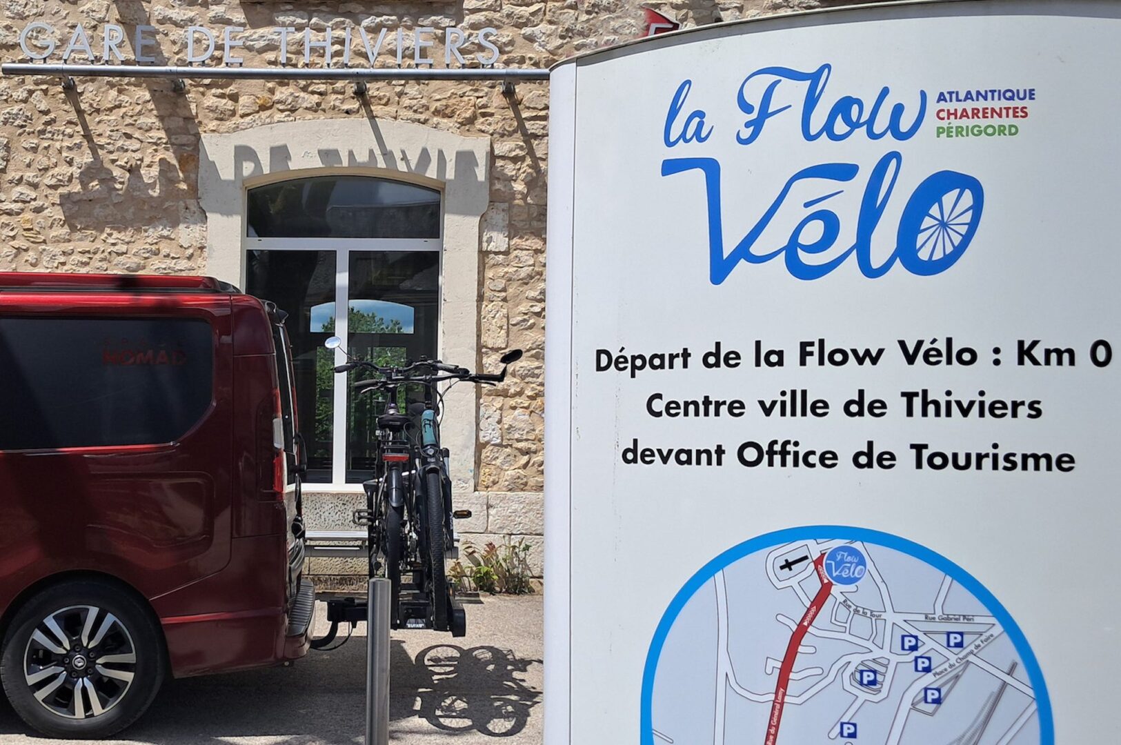 Transfert cyclistes avec vélo VTC Dordogne Périgord Limousin